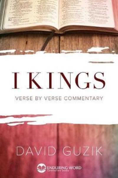Cover for David Guzik · 1 Kings (Paperback Bog) (2018)
