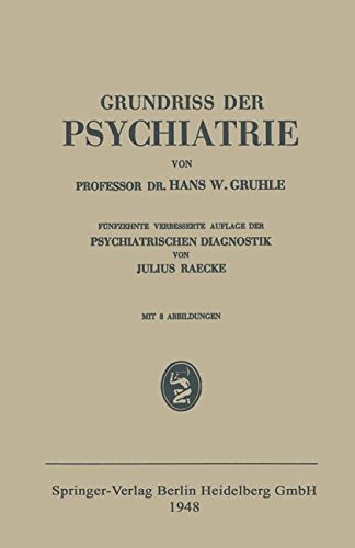 Cover for Hans W Gruhle · Grundriss Der Psychiatrie (Paperback Book) (2014)