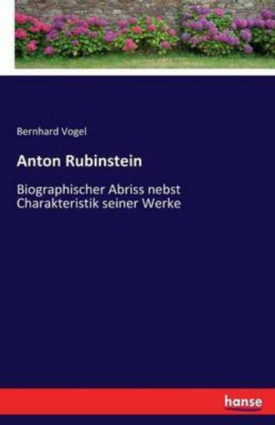 Cover for Vogel · Anton Rubinstein (Bog) (2017)