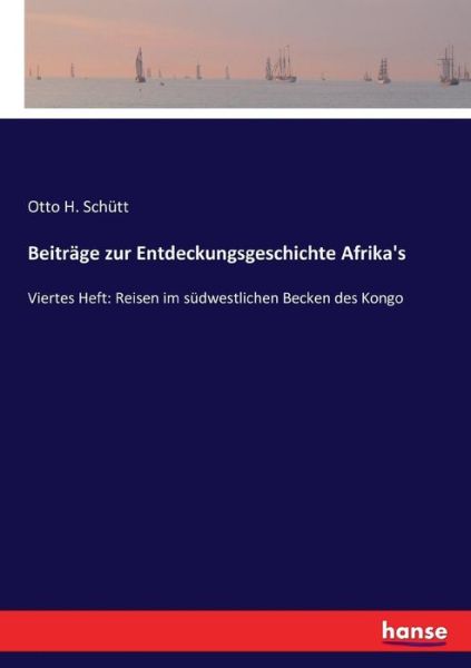 Cover for Schütt · Beiträge zur Entdeckungsgeschich (Book) (2017)