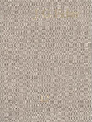 Cover for Fichte · J. G. Fichte - Gesamtausgabe der (Book) (1965)