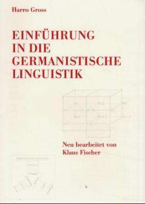 Cover for H. Gross · Einf.in d.germanist.Linguistik (Book)