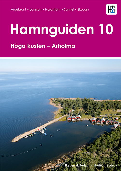 Cover for Ardebrant m.fl. · Hamnguiden 10 Höga kusten - Arholma (Spiralbog) [1. udgave] (2023)