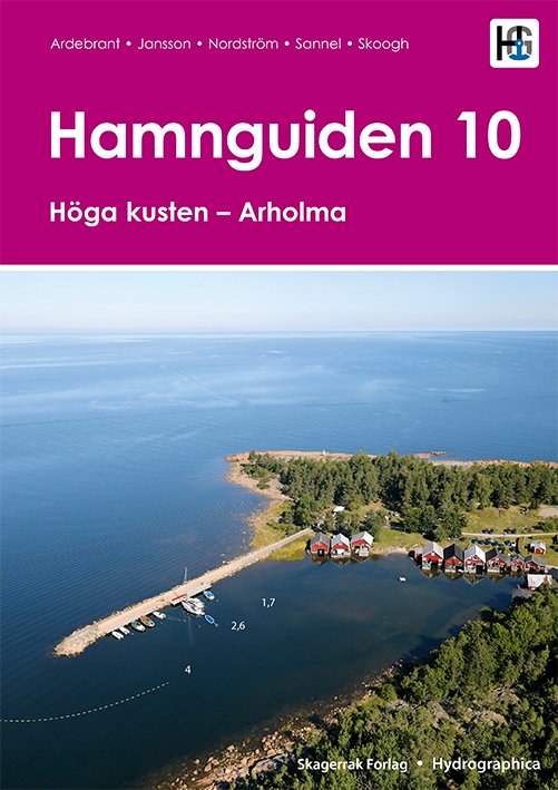 Cover for Ardebrant m.fl. · Hamnguiden 10 Höga kusten - Arholma (Spiralbok) [1:a utgåva] (2023)
