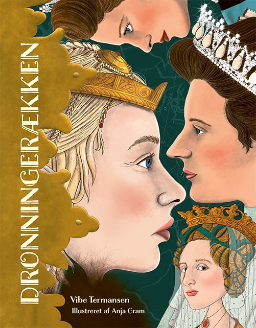 Cover for Vibe Termansen · Dronningerækken (Hardcover Book) [1º edição] (2022)