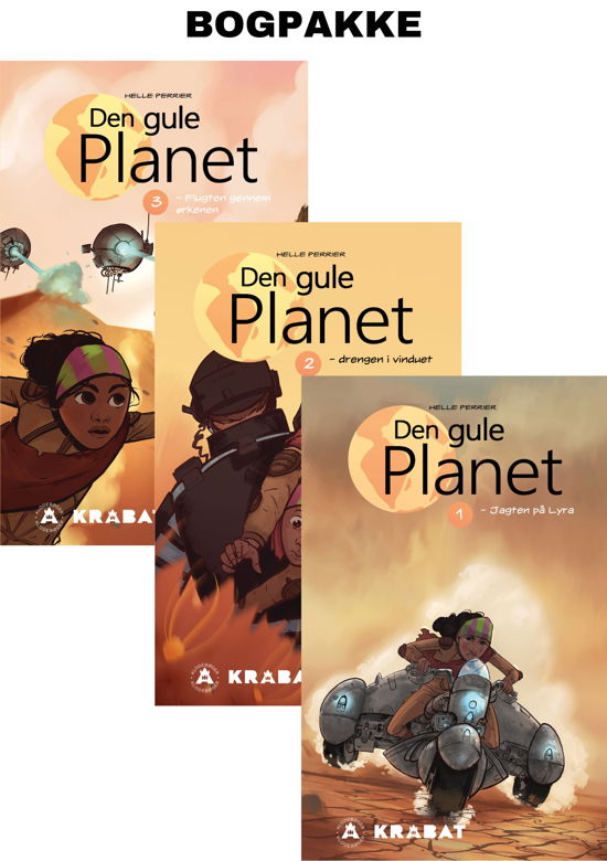Cover for Helle Perrier · Klodebøger: Den Gule Planet trilogi (Hardcover Book) [1er édition] (2024)
