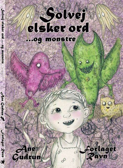 Cover for Ane Gudrun · Solvej elsker ord… og monstre (Cardboard Book) [1.º edición] (2020)