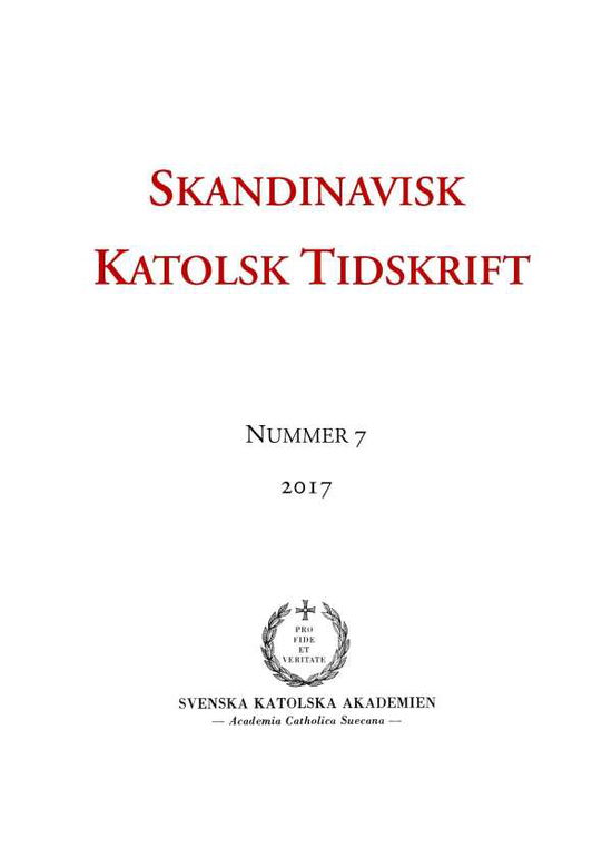 Cover for Skandinavisk katolsk tidskrift 7 (Paperback Book) (2017)