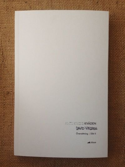 Cover for David Vikgren · Kväden (Book) (2016)