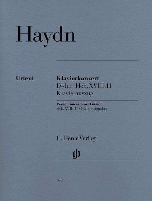 Klavierkonzert.D-Dur,Kl.HN640 - J. Haydn - Bøger - SCHOTT & CO - 9790201806402 - 6. april 2018