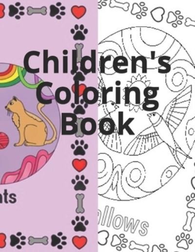 Cover for Adhikari · Children's Animal Coloring Book (Pocketbok) (2021)