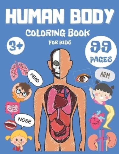 Cover for Wh Notelux Designs · Human Body Coloring Book For Kids (Taschenbuch) (2021)