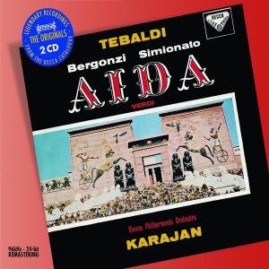 Verdi: Aida - Tebaldi / Bergonzi / Karajan - Musiikki - POL - 0028947582403 - maanantai 14. toukokuuta 2007