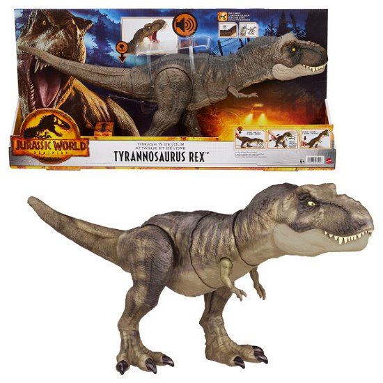 Cover for Mattel · Jurassic World - Thrash n Devour T-Rex (Toys) (2022)