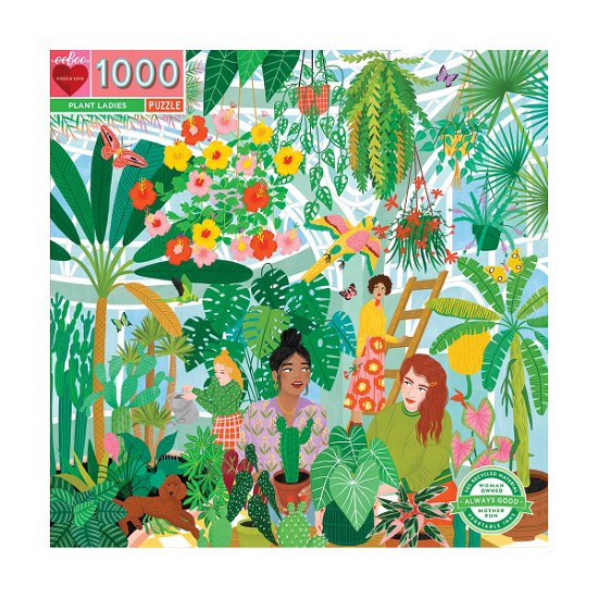 Eeboo - Plant Ladies (1000 Stukjes) - Eeboo - Fanituote - Eeboo - 0689196510403 - 