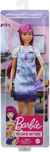 Barbie Salon Stylist Purple Hair - Barbie - Produtos - Barbie - 0887961921403 - 1 de novembro de 2020