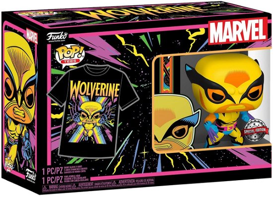 Cover for Funko · Marvel: Funko Pop! &amp; Tee - X-Men - Wolverine (Blacklight) (Tg M) (Toys) (2023)