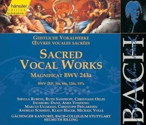 Cover for Rilling / Gächinger Kantorei · BACH: Geistliche Vokalwerke (CD) (2000)