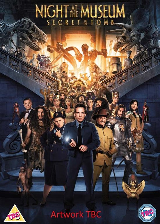 Cover for Night at the Museum 3: Secret · Night At The Museum 3 - Secret Of The Tomb (DVD) (2015)