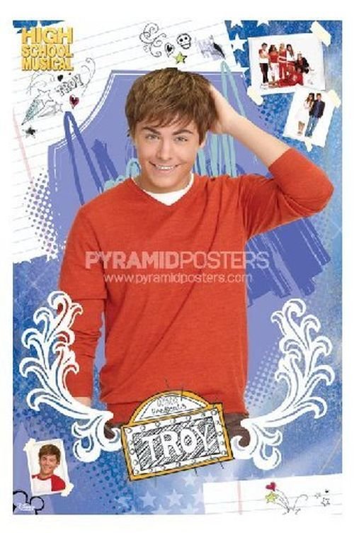 Troy (Pp31140) - High School Musical 2 - Merchandise - Pyramid Posters - 5050574311403 - 