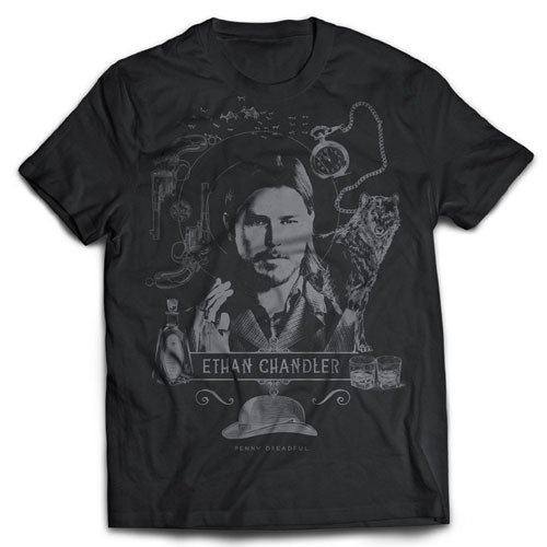 Penny Dreadful - Ethan Chandler T-Shirt - Black - Penny Dreadful - Merchandise -  - 5055139368403 - 