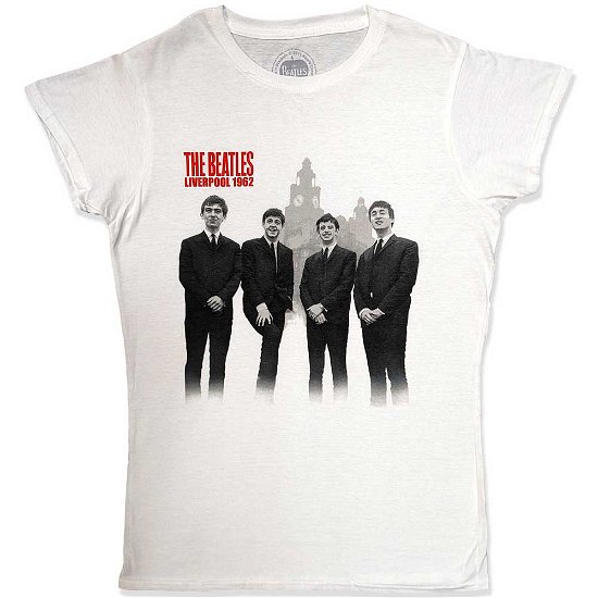 The Beatles Ladies T-Shirt: In Liverpool - The Beatles - Merchandise - Apple Corps - Apparel - 5055295321403 - 9. januar 2020