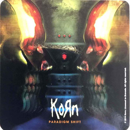 Korn Single Cork Coaster: Paradigm Shift - Korn - Merchandise - Unlicensed - 5055295389403 - 