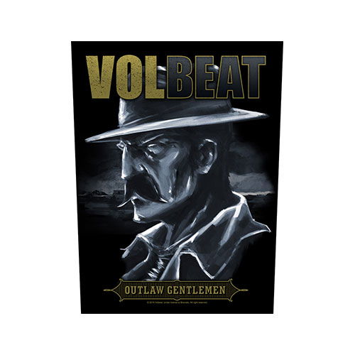 Cover for Volbeat · Volbeat Back Patch: Outlaw Gentlemen (MERCH) [Black edition] (2019)