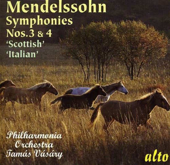 Symphonies No.3 & 4 - F. Mendelssohn-Bartholdy - Musik - ALTO - 5055354411403 - 12. december 2011