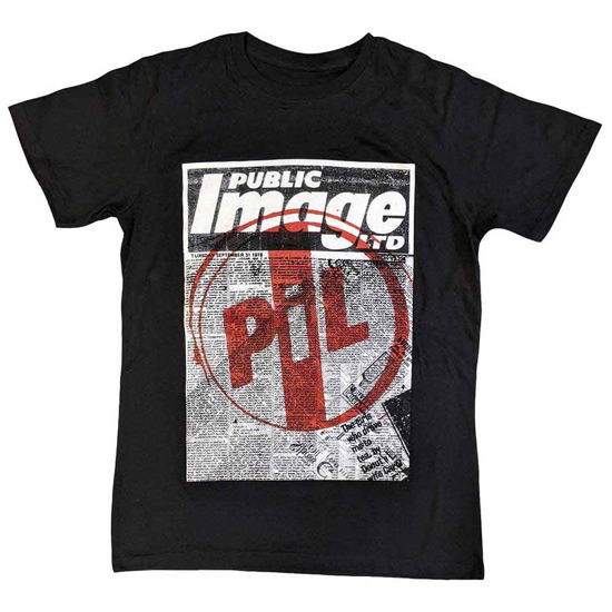 PIL (Public Image Ltd) Unisex T-Shirt: Poster - PIL (Public Image Ltd) - Gadżety -  - 5056561094403 - 