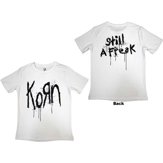 Korn Ladies T-Shirt: Still A Freak (Back Print) - Korn - Merchandise -  - 5056737215403 - 