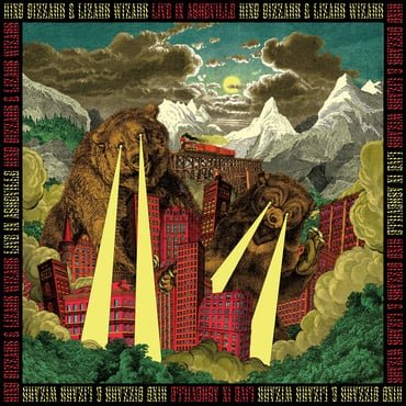 Cover for King Gizzard &amp; The Lizard Wizard · Live In Asheville '19 (LP) (2022)