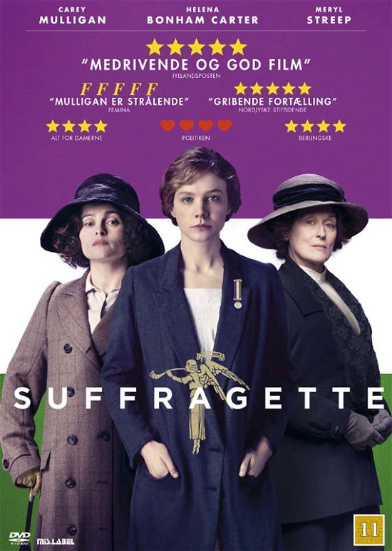 Cover for Carey Mulligan / Helena Bonham Carter / Meryl Streep · Suffragette (DVD) (2016)
