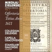 Cover for Zielenski / Collegium Zielenski / Galonski · Offertoria Totius Anni 1611 1 (CD) (2010)