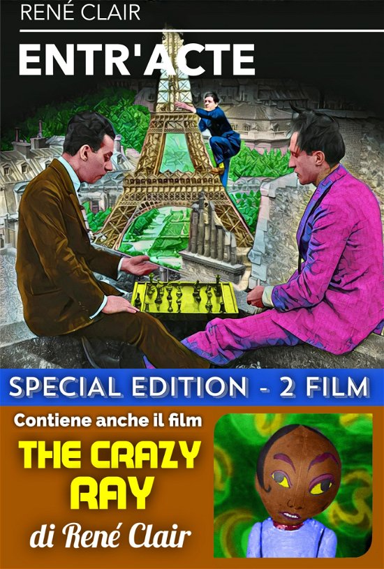 Cover for Entr'acte / the Crazy Ray (DVD) (2020)