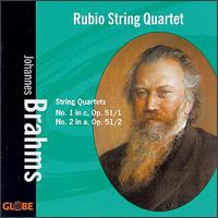 String Quartets Op.51 - Johannes Brahms - Música - GLOBE - 8711525516403 - 18 de novembro de 1998