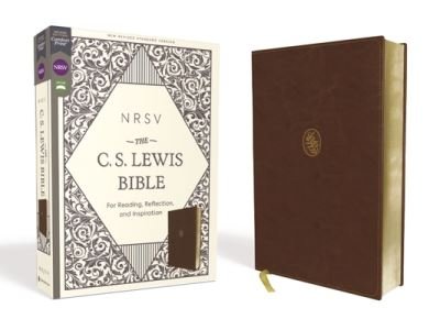 Cover for C. S. Lewis · NRSV, The C. S. Lewis Bible, Leathersoft, Brown, Comfort Print: For Reading, Reflection, and Inspiration (Leather Book) (2021)