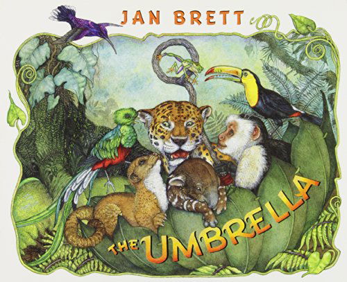 The Umbrella: board book - Jan Brett - Książki - Penguin Putnam Inc - 9780399255403 - 17 lutego 2011