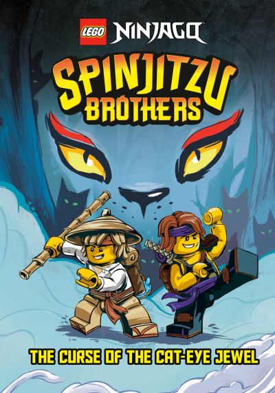 Cover for Tracey West · Spinjitzu Brothers #1 The Curse of the Cat-Eye Jewel (Hardcover Book) (2021)