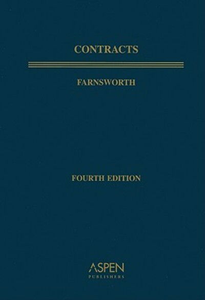 Cover for E. Allan Farnsworth · Contracts, Fourth Edition, Textbook Treatise Series, Paperback (Paperback Book) (2004)