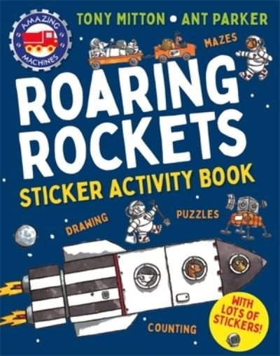 Cover for Tony Mitton · Amazing Machines Roaring Rockets Sticker Activity Book - Amazing Machines (Taschenbuch) (2024)