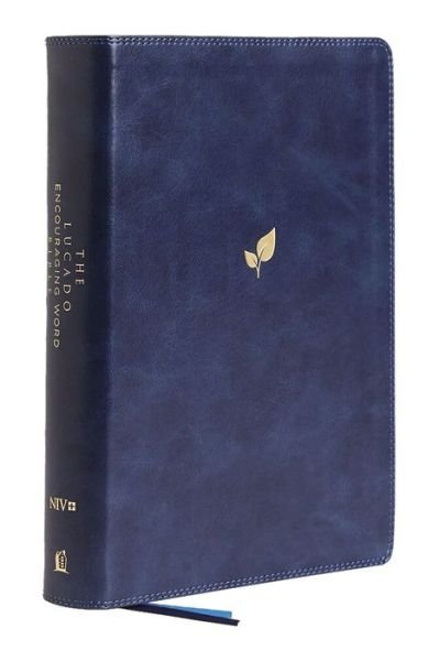 Cover for Max Lucado · NIV, Lucado Encouraging Word Bible, Blue, Leathersoft, Thumb Indexed, Comfort Print Holy Bible, New International Version (Bog) (2020)