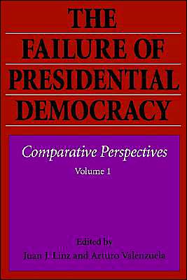 Cover for Linz · The Failure of Presidential Democracy (Paperback Book) (1994)