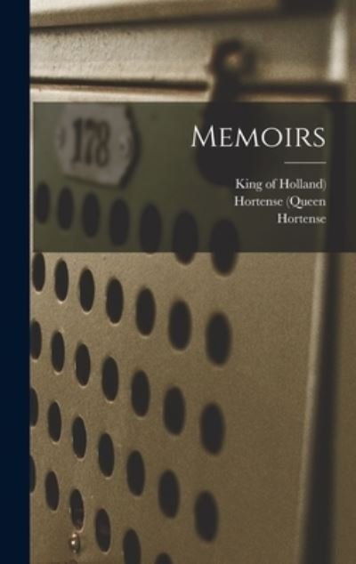 Cover for Hortense · Memoirs (Book) (2022)