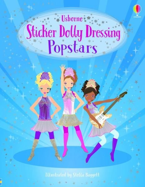 Sticker Dolly Dressing Popstars - Sticker Dolly Dressing - Lucy Bowman - Books - Usborne Publishing Ltd - 9781474973403 - March 4, 2021