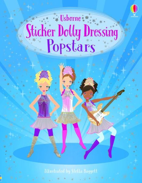 Sticker Dolly Dressing Popstars - Sticker Dolly Dressing - Lucy Bowman - Bøker - Usborne Publishing Ltd - 9781474973403 - 4. mars 2021