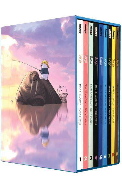 Saga Box Set: Volumes 1-9 - Brian K Vaughan - Boeken - Image Comics - 9781534321403 - 21 december 2021