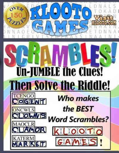 Cover for Klooto Games · Klooto Games Scrambles! (Taschenbuch) (2016)