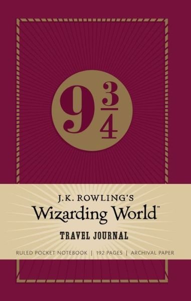 J.K. Rowling's Wizarding World: Travel Journal: Ruled Pocket Notebook - Harry Potter - Insight Editions - Livros - Insight Editions - 9781608879403 - 4 de abril de 2017
