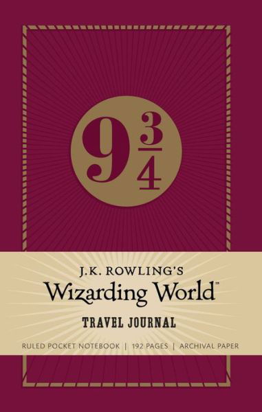 J.K. Rowling's Wizarding World: Travel Journal: Ruled Pocket Notebook - Harry Potter - Insight Editions - Bøger - Insight Editions - 9781608879403 - 4. april 2017